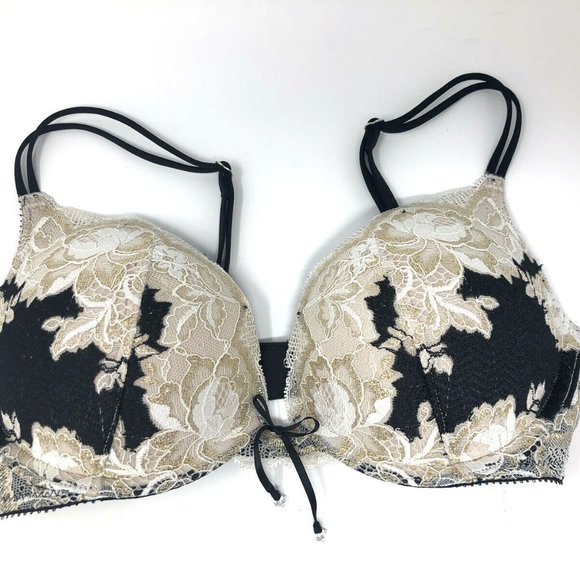 32B BOMBSHELL Seduction Swarovski Crystal Bra - Picture 1 of 3